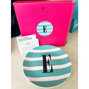 Kate Spade Leonx Monogram E Dish